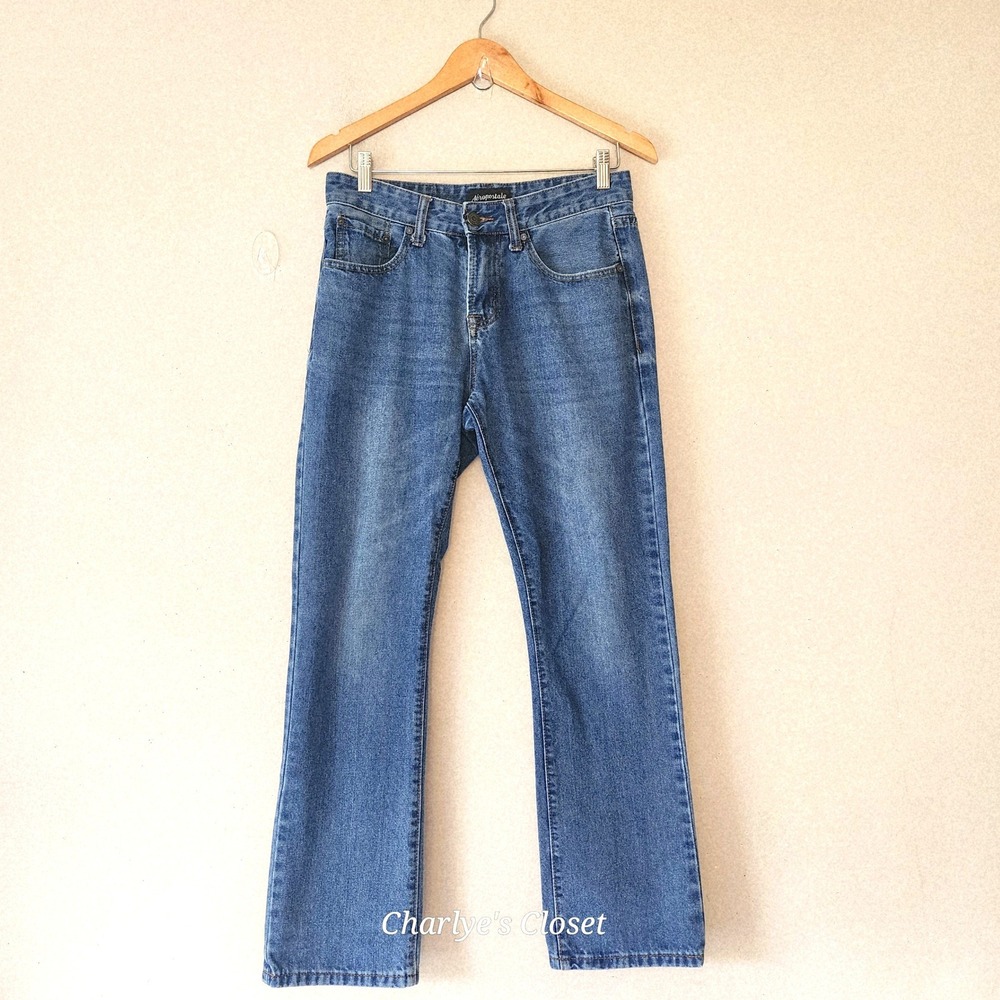 Aeropostale Womens Slim Boot Jeans 30x27 Medium Wash Casual Y2K Everyday Denim